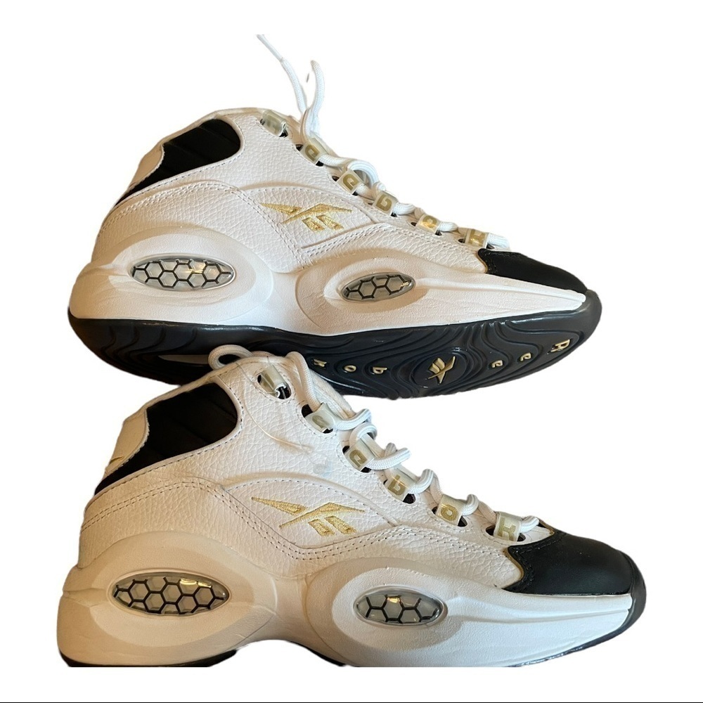 Reebok Question Mid black toe